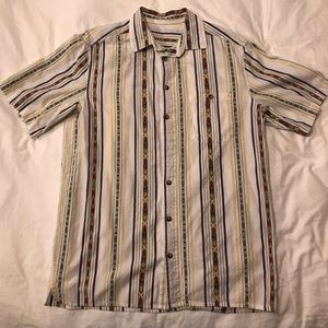 Striped button up shirt